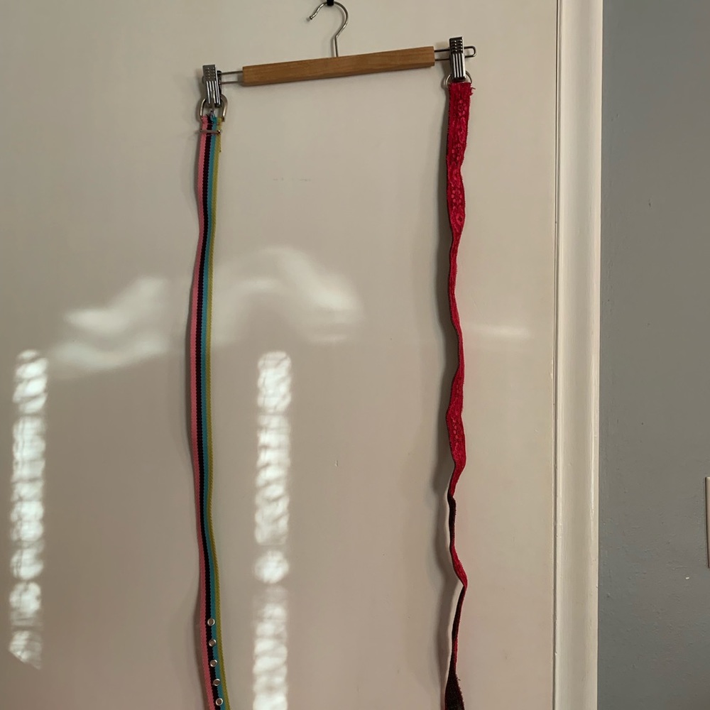 Bundle of girls belts